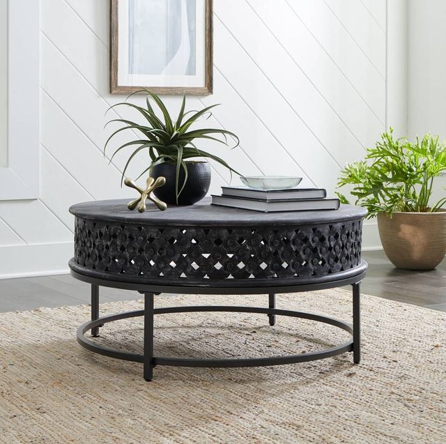 Liberty Furniture Stella Chalkboard Black Cocktail Table-1