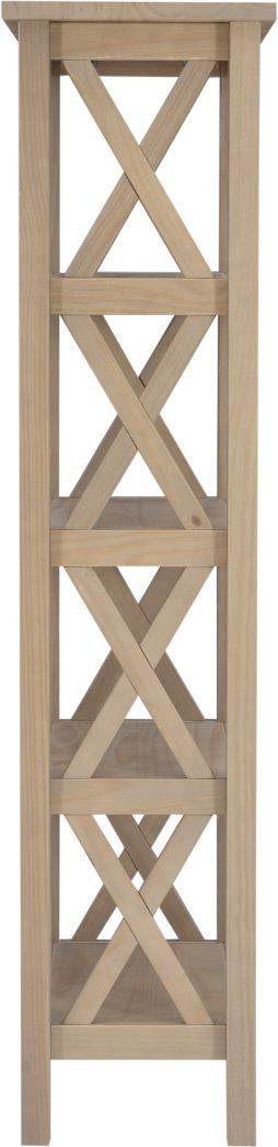 Linon Davis Driftwood Bookcase-2
