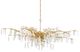 Currey & Company Forest Dawn Natural/Washed Lucerne Gold Chandelier-0