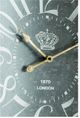 A & B Home Black/White Rectangular Wall Clock-1