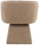 Dovetail Furniture Jonie Camel Swivel Dining Chair-4