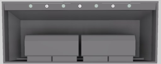 Vent-A-Hood® Designer Series 60" Gunsmoke Wall Mounted Range Hood-2
