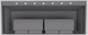 Vent-A-Hood® Designer Series 60" Gunsmoke Wall Mounted Range Hood-2
