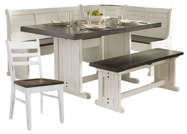 American Wholesale Furniture Chariot House 4-Piece European Cottage Dining Breakfast Noot Set-0