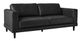 Elements International Hampton Fiero Charcoal Sofa-0