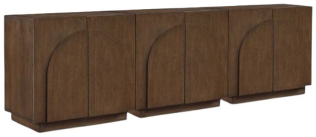 Meridian Furniture Navona 3-Piece Brown Walnut Sideboard Set-0