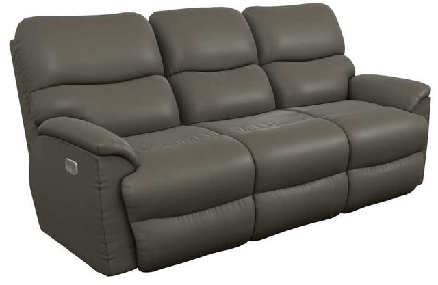 La-Z-Boy® Trouper Tar Power Reclining Sofa with Headrest-0