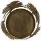 A & B Home Gold Feather Candle Holder-2