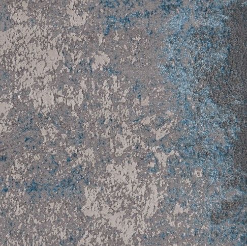 KAS Rugs Luna Blue/Silver Natural 5'x8' Area Rug-2