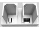 Vent-A-Hood® 42" White Contemporary Wall Mounted Range Hood-2