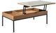 Armen Living Reba Natural Lift-Top Coffee Table with Black Base-3