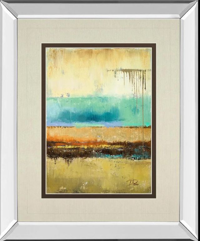Classy Art Rain I by Patrica Pinto Mirror Framed Wall Art-0