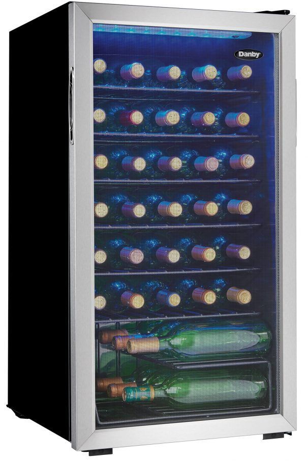Danby® 18" 3.3 Cu. Ft. Black Stainless Steel Wine Cooler-2