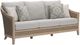 Signature Design by Ashley® Thunder Trails Beige/Light Gray Eucalyptus Outdoor Sofa with Cushion-0