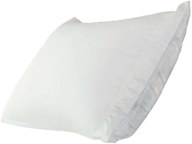 Protect-A-Bed® Naturals White Luxury Adjustable Queen Pillow System-0