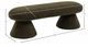 Meridian Furniture Drum Green Faux Shearling Teddy Fabric Upholstered Bench-3