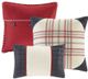 Olliix by Madison Park 6 Piece Red King/California King Ridge Herringbone Duvet Cover Set-2
