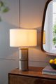 A & B Home Gray/Silver Hammered Table Lamp-5