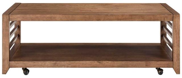 Liberty Furniture Shaker Lakes Harvest Brown Cocktail Table-2