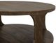 International Furniture Direct Balam Stained Brown Round Cocktail Table-2