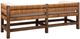 Furniture Classics Georgia Brown/White Settee-4