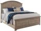 American Woodcrafters Meadowbrook Sand Queen Arched Panel Bed-0