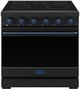 Thor Kitchen® Gordon Ramsay 36" Black/Blue Freestanding Pro Style Electric Range-0