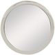 Century® Grand Tour Furniture Clear/Polished Nickel Spot Table with White Base-1