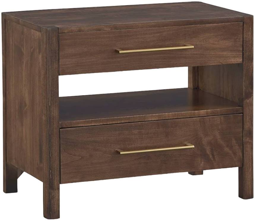 Bassett® Furniture BenchMade Parkway Tobacco Nightstand with