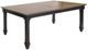 Martin Furniture Hartford Brown Extension Dining Table with Black Base-0