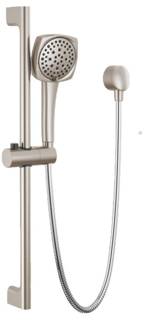 Peerless Ezra® Brushed Nickel Slide Bar with Hand Shower-0