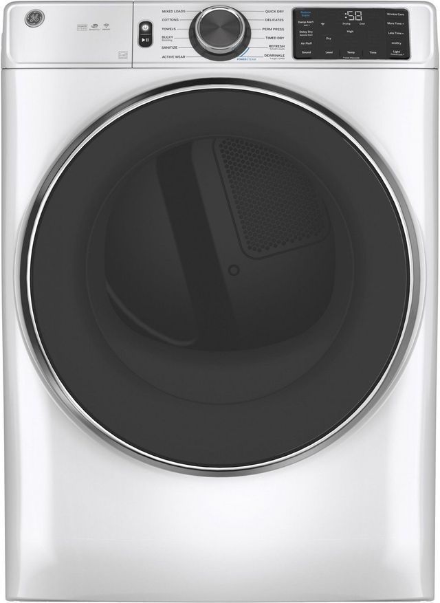 GE® White Front Load Laundry Pair-4