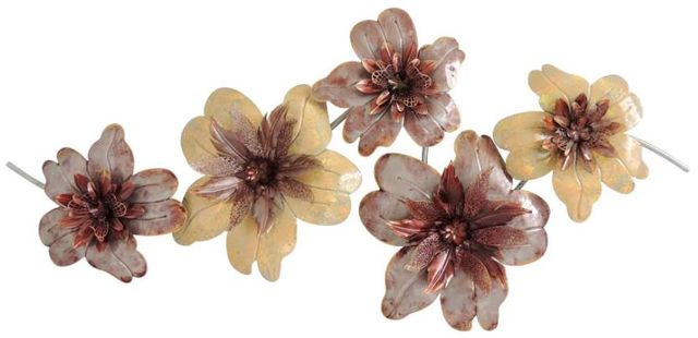 Classy Art Purple Flowers Wall Decor-0