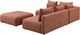 TOV Furniture Hangover 4-Piece Red Modular Chaise Sectional-5