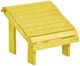C R Plastic Yellow Premium Footstool-0