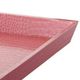 A & B Home Urban Vogue Pink Faux Leather Tray-1