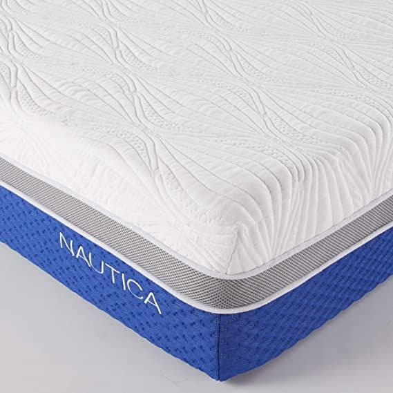 Boyd Sleep Nautica Home Calm 10" Gel Memory Foam Medium Firm Tight Top Queen Mattress-2