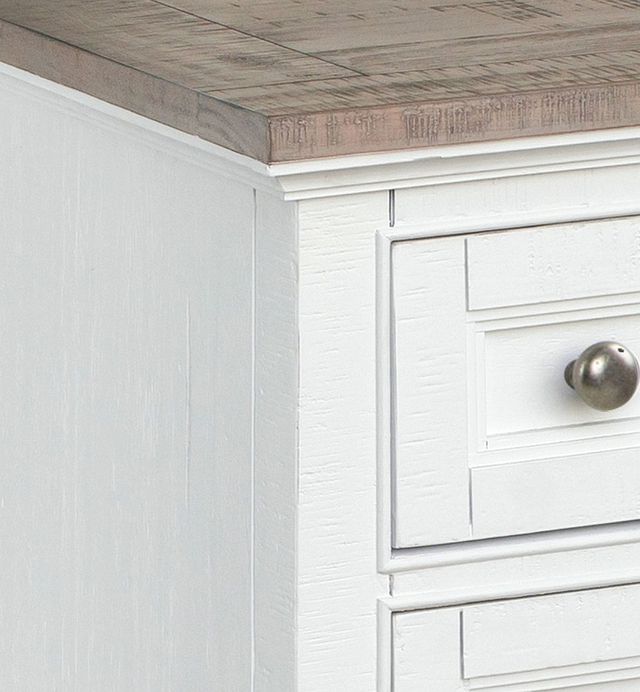 Magnussen Home® Heron Cove Chalk White/Dovetail Grey 2-Tone Drawer Nightstand-2