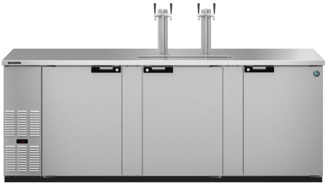 Hoshizaki Back Bar 96" 32.5 Cu. Ft. Stainless Steel Three Section Direct Draw Refrigerator-0