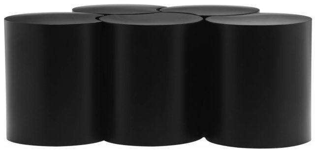 Meridian Furniture Dimple 5-Piece Matte Black 20" Modular Nesting Coffee Table Set-0
