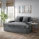 Legends Home Sky Luxe Gunmetal Double Chaise-1