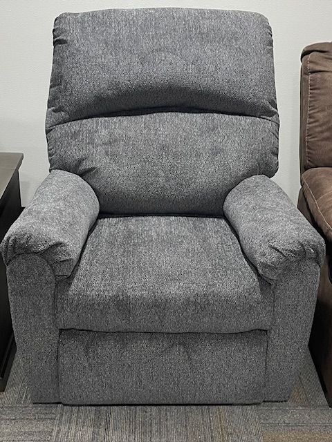 Gray Zero Wall Manual Recliner - OVERSTOCK-0