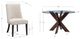 Powell® Auden 5-Piece Espresso/Natural Dining Table Set -1