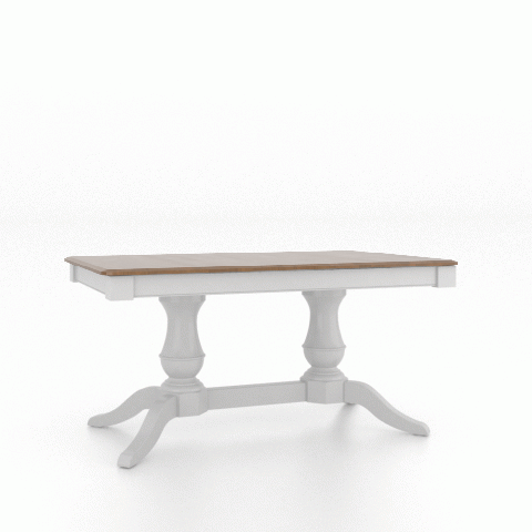 Canadel Customizable Gourmet 60" VS Trestle Base Dining Table-3