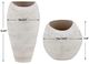 Uttermost® Inara 2-Piece Creamy White Indoor-Outdoor Ceramic Vase Set-2