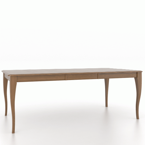 Canadel Customizable Gourmet 82" VC Base Dining Table with One Removable Leaf-1