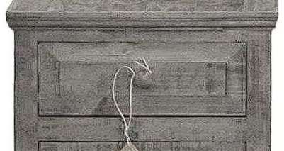 Million Dollar Rustic Econo Charcoal Gray Nightstand-1