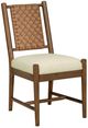 Legacy Classic Lake House Pinecone Woven Back Side Chair-0