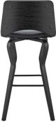 Armen Living Gerty Black/Gray 26" Swivel Bar Stool-2