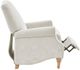 Olliix by Madison Park Ivory Athena Push Back Recliner-4
